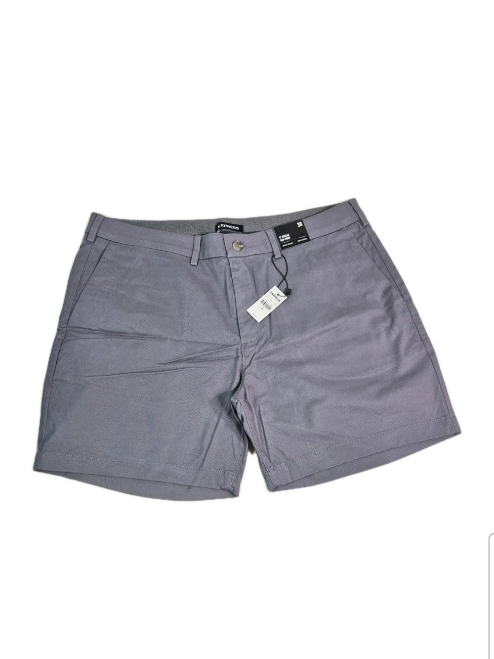 Express Men's Shorts Size 38 Hyper Stretch Temp Control Gray 6" Inseam NWT 43